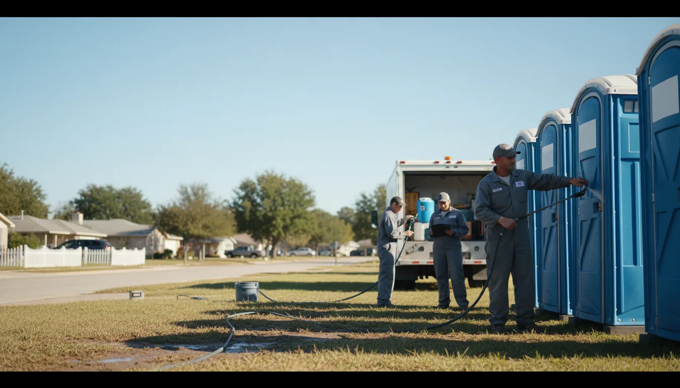 Long-Term Portable Toilet Rental in Muleshoe, TX near me
